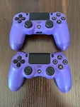 Rare Official Sony PS4 Dualshock Electric Purple (pair) V2 CUH-ZCT2U Min. Fixed Price $100.00.