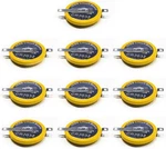 CR2025 3V Lithium Coin Cell Battery 10 Pack With Solder Tabs For Gameboy. Fixed Price $14.99.
