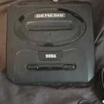 Sega Genesis Home Console Bundle, 1 Controllers, Rca Av Cables & Games. Fixed Price $75.00.