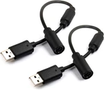 2PCS Usb Breakaway Cord For Xbox 360 & Slim Wired Controller, Dongle Adapter Ext. Fixed Price $10.11.