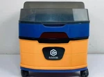 Gamecube Station Rack Storage Orange Purple Oem Nintendo Wheel Castors Japan F/s. Fixed Price $169.82.