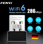 Fenvi Wifi AX286 Usb Adapter 2.4GHZ 300MBPS 802.11AX WIN7/10/11. Fixed Price $7.53.