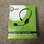Chat Headset By Onn For Xbox 360 Console Video Game System New In. Fixed Price $14.99.