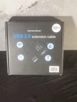 Monoprice Usb-a To Female 2.0 Extension Cable 32 Feet Black 28/24AWG. Fixed Price $14.95.