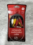 General Electric Composite Audio Video Cable Feet Model# 33216 New Sealed. Fixed Price $6.00.