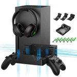 Wall Mount For Xbox Series With 2 Controller Holders And 1 Headphone. Fixed Price $34.29.