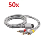Lot 50X Av Audio Video Stereo Composite Rca Cable Cord For Nintendo Wii. Fixed Price $145.99.