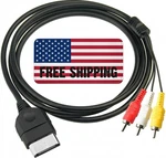 Av Cable For Original Microsoft Xbox Composite Cord Tv New Audio Video. Fixed Price $7.43.
