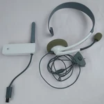 Microsoft Xbox 360 Wireless Networking Usb Adapter White & Oem Wired Headset. Fixed Price $18.74.