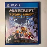 Minecraft: Story Mode - Season Pass Disc PS4 Lot #6 Pristine. Fixed Price $30.00.