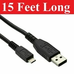 15FT Micro Usb Data Sync Charger Charging Cable Cord Lg PS4 Xbox One Controller. Fixed Price $11.99.