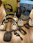 Astro Gaming Xbox Bundle 4 Headsets, 2 Mixamps + Cords For Parts Not Working. Fixed Price $49.99.