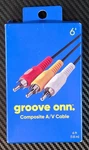 Groove Onn Composite A/v Cable 6FT Black For Use Tvs Satellite & Boxes. Fixed Price $13.57.