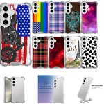 For Samsung S24 Ultra Crystal Clear Fiber SET12 Slim Shock Combat Case. Fixed Price $11.99.