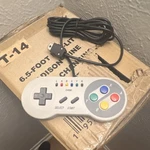 Emio The Edge Super Gamepad Turbo Wired Controller 6.5FT Cable For Snes Classic. Fixed Price $15.00.