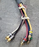 Audioquest Cinamaquest MAC6+/G Silver Plated 7FT Rca Cable. Fixed Price $450.00.