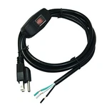 Filshu 6FT 18 Gauge 3 Prong Power Cord Cable With Off Switch, Black. Fixed Price $26.30.
