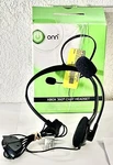 Xbox 360 Gaming Chat Headset Controller 2.5MM Onn Mic Mute Controls Black Wired. Fixed Price $8.10.