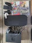 Nintendo Switch HAC-001 32GB 1080P Bundle Dock Joy-con Case Grip Zelda. Fixed Price $232.50.