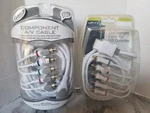 New Video Game Component A/v Lot (2) Nintendo Wii Cables Sealed Mario Intec Nip. Fixed Price $16.00.