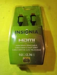 Insignia High Speed 3D 1080P Hdmi Cable 9 Foot New Sealed. Fixed Price $8.77.