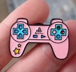 Retro Video Controller Enamel Metal Pin Playstation Inspired Gamer Gift. Fixed Price $8.05.