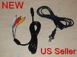 Power Cord Av Audio Video Rca Cable For Sega Saturn System Brand New 7Z. Fixed Price $10.76.