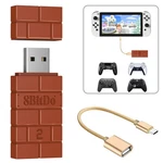 8BITDO Usb Wireless Controller Adapter 2 Converter Dongle For Switch Brown. Fixed Price $29.79.