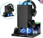 For Xbox Series Vertical Stand,cooling Fan+controller Charger+game Storage. Fixed Price $28.99.
