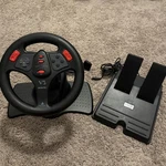 Interact V3 Racing Wheel & Pedals (SV-1118) Black Sony Playstation 2 Works. Fixed Price $21.00.