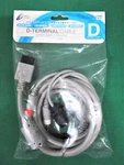 Nintendo Wii / U -- D-terminal Av Cable New!! Cyber. Japan Game. 49262. Fixed Price $16.50.