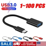 Usb-c Type To 3.0 Female Otg Adapter Converter Cable Cord Lot. Fixed Price $49.63.