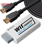 Portholic To Hdmi Converter 1080P With 5FT High Speed Cable WII2. Fixed Price $17.23.