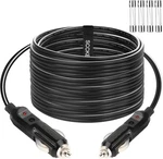 20A 14.8FT / 4.5M Awg Male To Plug Cigarette Lighter Charger Cord With. Fixed Price $23.99.