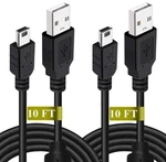 10 Ft New Wireless Controller Usb Charging Cord Cable For Sony Playstation PS3. Fixed Price $11.19.