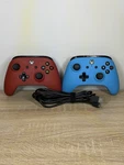 Powera Xbox One Wired Controllers Blue & With Cable Tested No Stick Drift. Fixed Price $30.00.