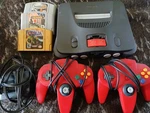 Nintendo 64 NUS-001(USA) W/ Controllers, Power Cable, Games..expansion Pack. Fixed Price $150.00.