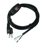 Filshu 6FT 18 Gauge 3 Prong Power Cord Cable With Off Black,. Fixed Price $22.19.