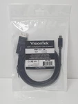 Visiontek Usb To Displayport 1.4 Cable 2M Bi Directional Active 901288. Fixed Price $43.20.