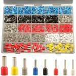 1200PCS Awg 22-7 Wire Ferrules Terminals Kit 8 Types Connectors P.... Fixed Price $18.42.