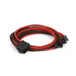 Phanteks 6+2-PIN Premium Sleeved Internal Power Cable 0.5 Red/black. Fixed Price $13.25.