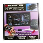 New Monster Capture Card 4K Hdmi Gaming + Full 1080P USB3.0 Sealed. Fixed Price $25.98.
