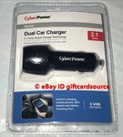New Cyberpower CPTDC2U 2-PORT Travel Usb Charger 2.1 Amp Quick Technology. Fixed Price $11.99.