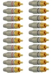 Eeekit 20PACK Rca Male Plug Solder, Gold Audio Video Adapter Connector Black. Fixed Price $19.52.