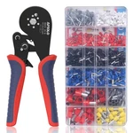 Hexagonal Crimping Tool Kit With 1200PCS Ferrules Connectors Wire End.... Fixed Price $62.97.
