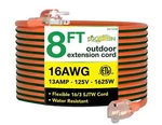 Go Green Power Inc GG-13708 16/3 Heavy Duty Extension Cord-orange Ft New. Fixed Price $16.95.