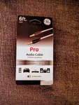 Ge Ultrahd Audio Cable 3.5MM Male To Black 6FT Auxiliary Cord Universal. Fixed Price $6.72.