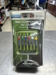 New Hyperkin High Definition Component Av Cable For Microsoft Xbox 360. Fixed Price $8.00.