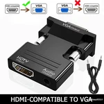 Hdmi Female Vga Converter With Audio Adapter For Pc Laptop Xbox Monitor. Fixed Price $5.98.