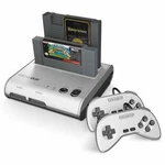 Retro-bit Duo 2 1 Console System For Original & Snes Games Silver. Fixed Price $62.99.
